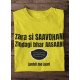 Round Neck - Savdhaani - Yellow Round Neck - Savdhaani - Yellow