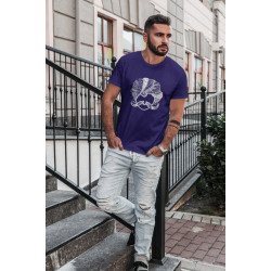 Round Neck - Chokho Lage - Navy Blue Round Neck - Chokho Lage - Navy Blue