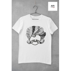 Round Neck - Chokho Lage - White Round Neck - Chokho Lage - White