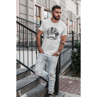 Round Neck - Chokho Lage - White Round Neck - Chokho Lage - White