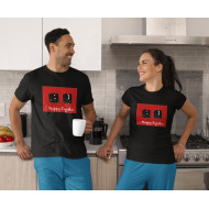 Round Neck - Happy Together - Black