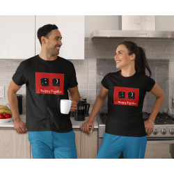 Round Neck - Happy Together - Black