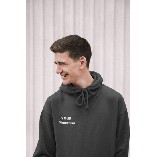 Hoodie - Charcoal Black (Custom) Hoodie - Charcoal Black (Custom)